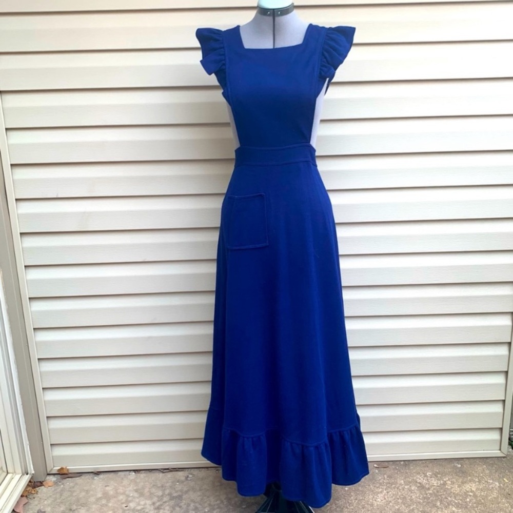 Vintage Corky Craig California blue maxi jumper